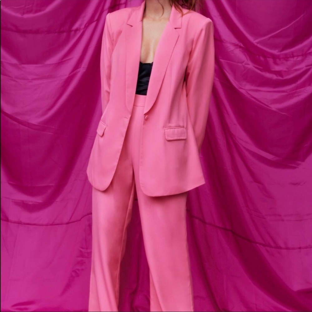 Blazer and pant suit set
